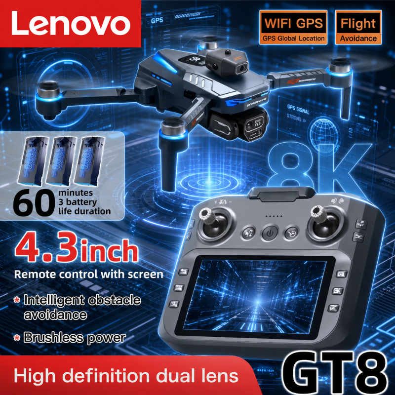 Rc Hobby China - Lenovo GT8 8K Drone Professional Aerial