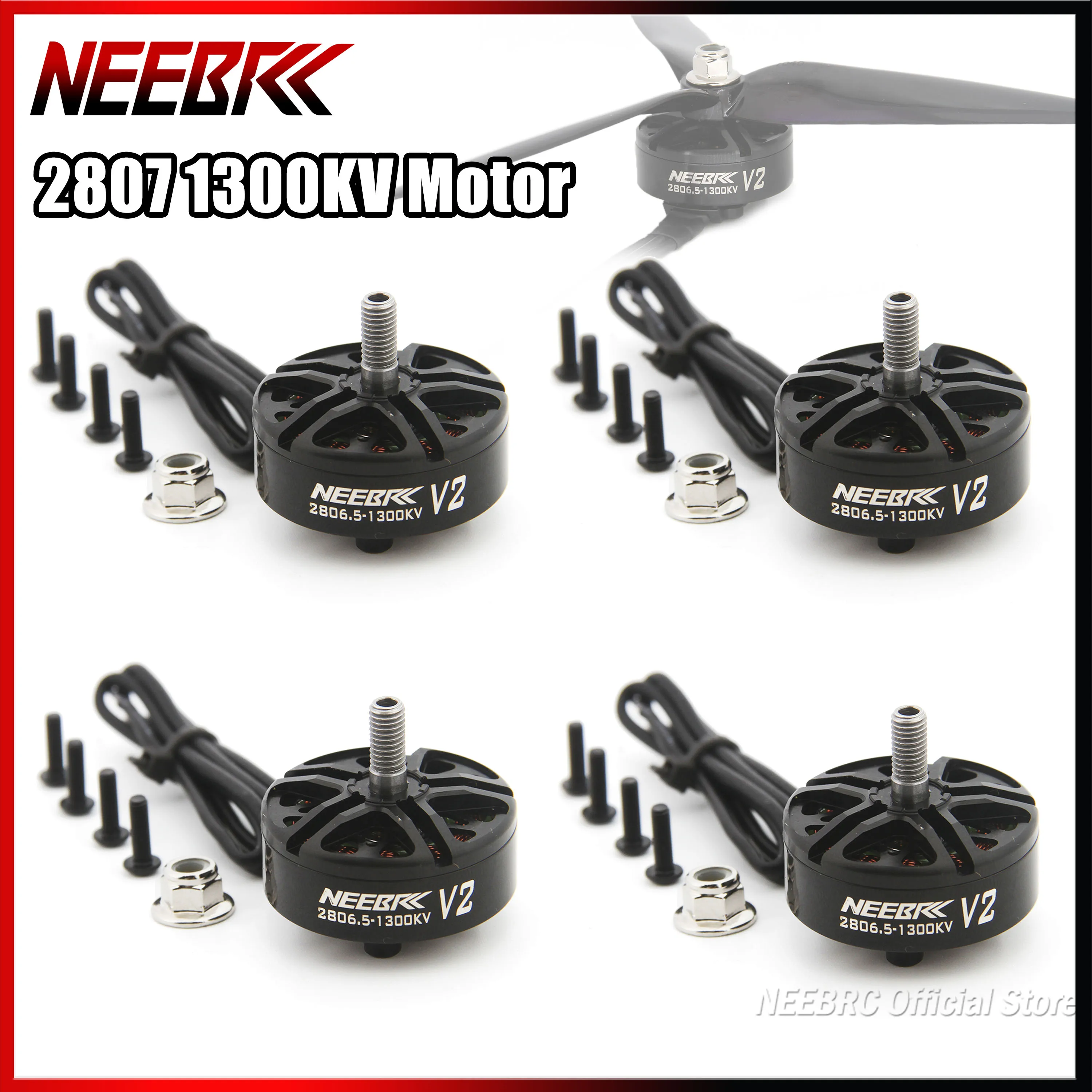Rc Plane Hobby Zone - 4pcs NEEBRC 2807 2806.5 1300KV Drone