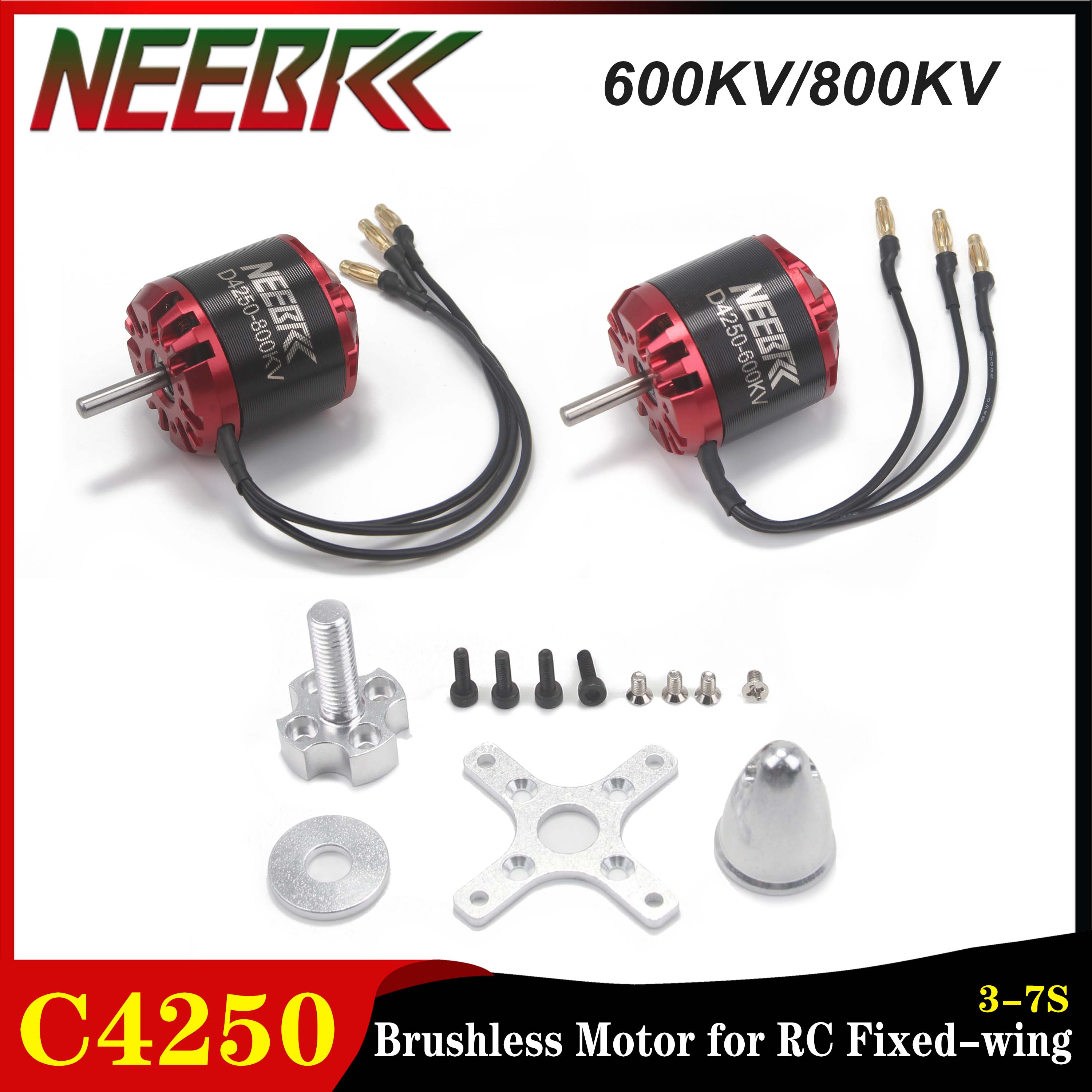 Rc Plane Hobby Zone - NEEBRC 4250 Outrunner Brushless Motor 800KV