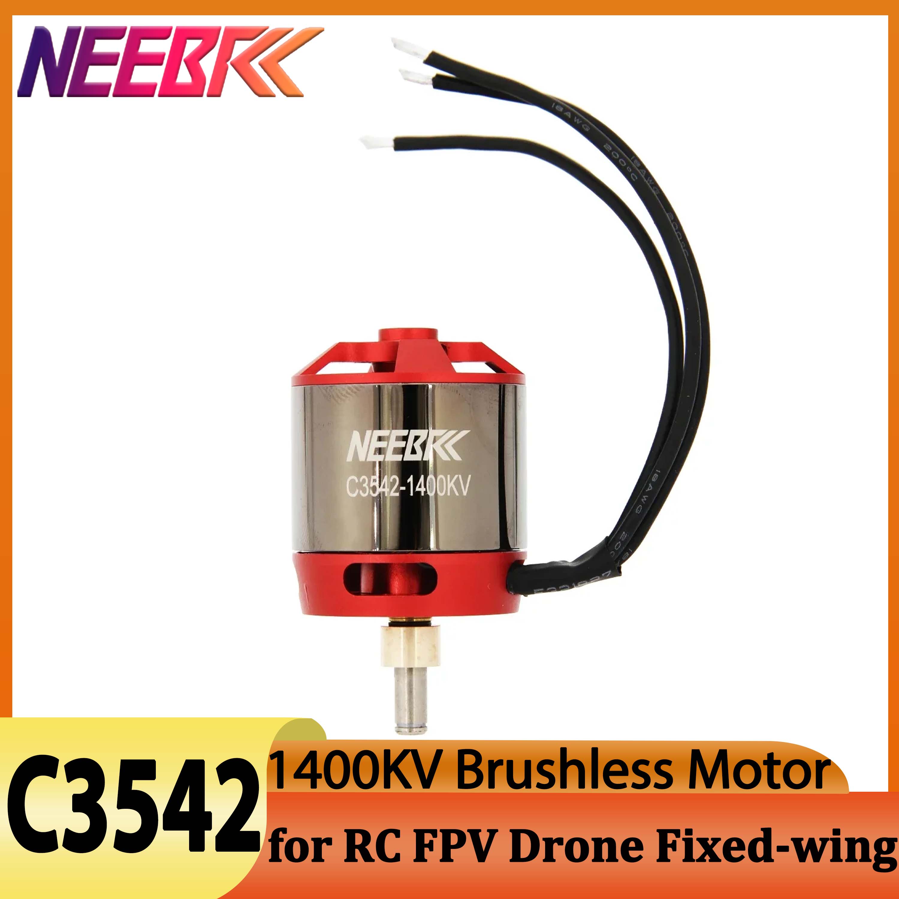 1/2/4PCS 3542 920KV 1400KV Out - огляд і ціна Rc Plane Hobby Zone