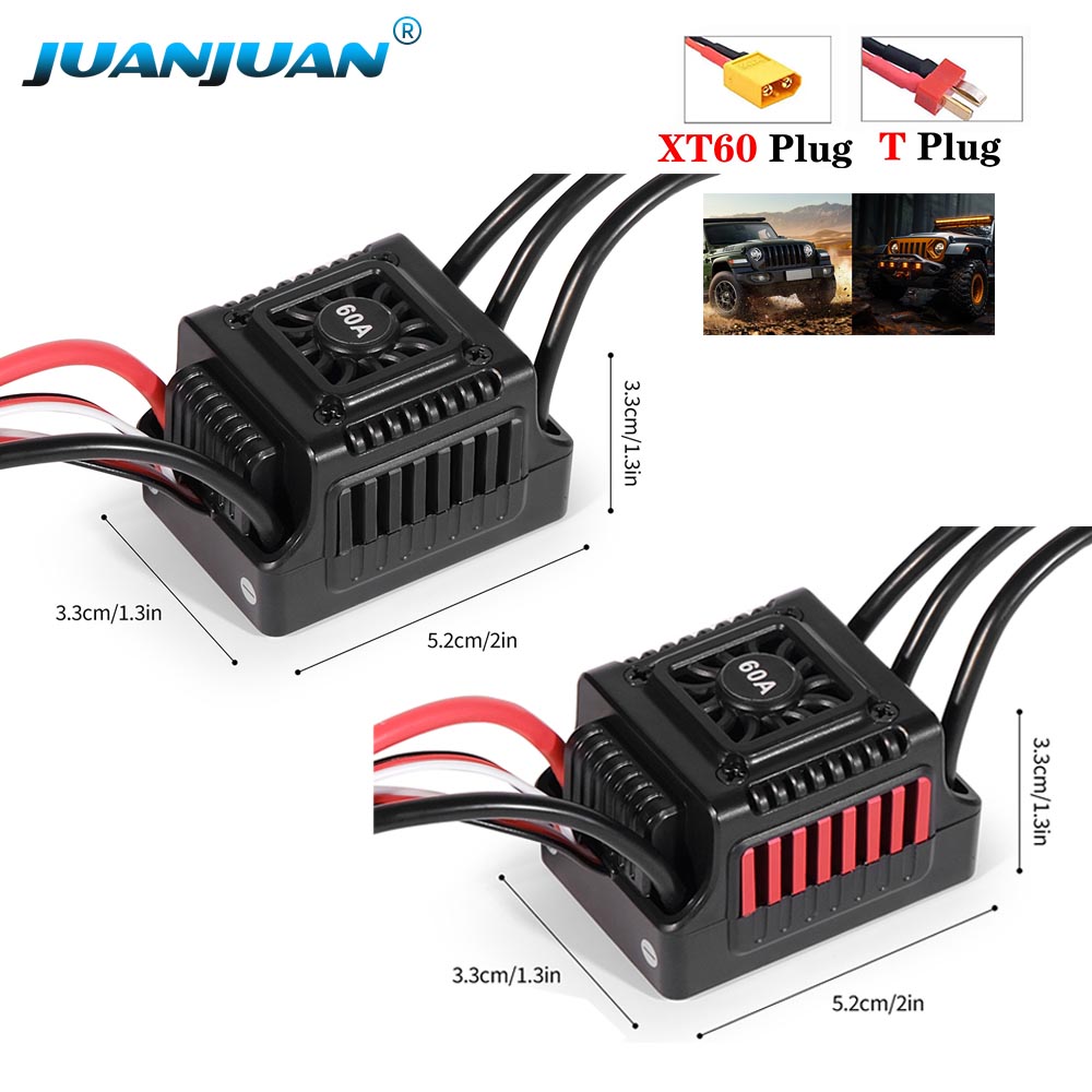 45A 60A RC ESC Waterproof Sens - огляд і ціна Esc Waterproof 60A