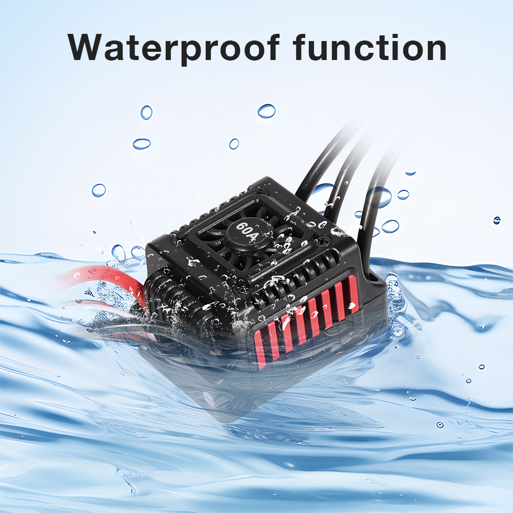 45A 60A RC ESC Waterproof Sens - огляд і ціна Esc Waterproof 60A