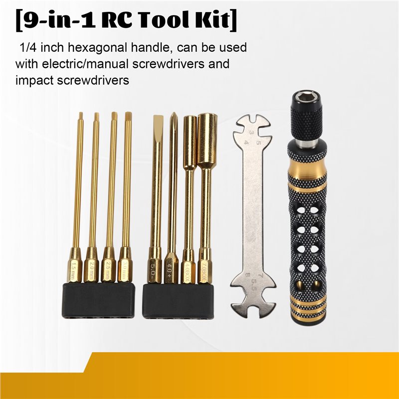 AT21-9 In 1 RC Tool Kit, RC Ca - огляд і ціна Rc Hobby Tool Kit