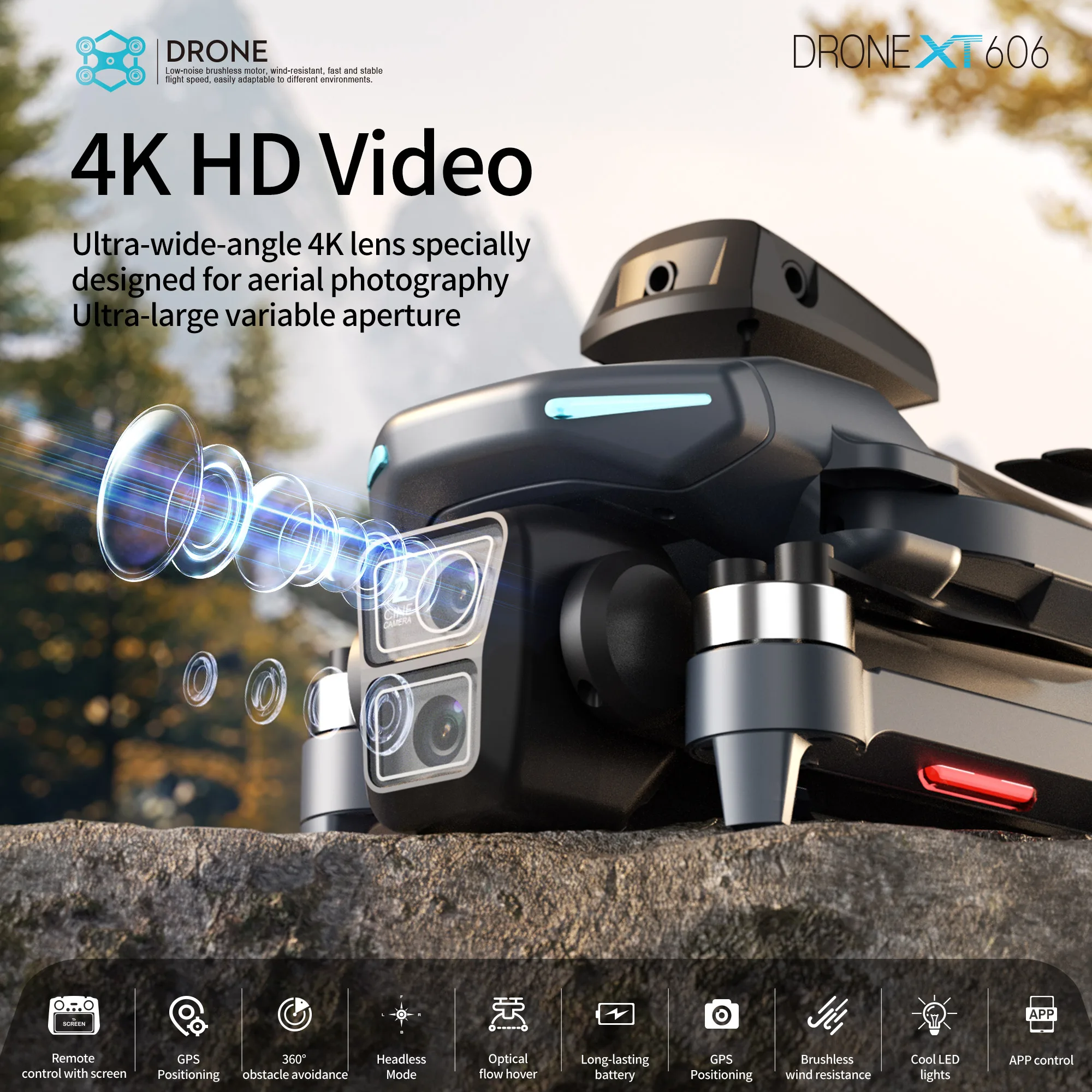 Lenovo XT606 MAX GPS Drone 4k  - огляд і ціна Rc Hobby China