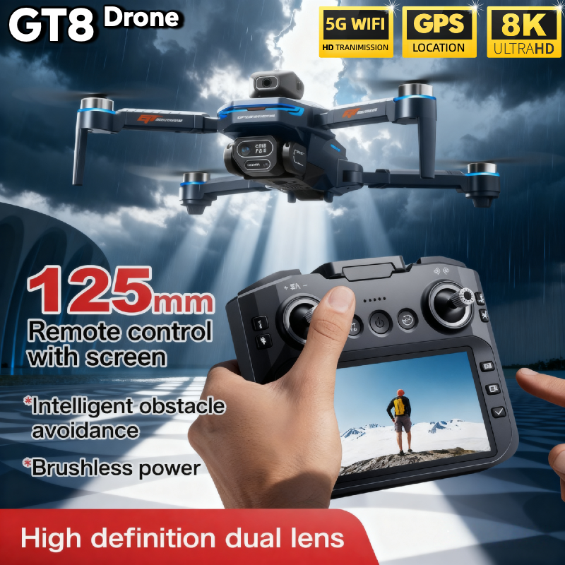 For Genuine GT8 Drone 4K Profe - огляд і ціна Rc Hobby China
