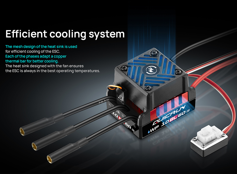 HobbyWing QuicRun WP 10BL60 RC - огляд і ціна Esc Waterproof 60A