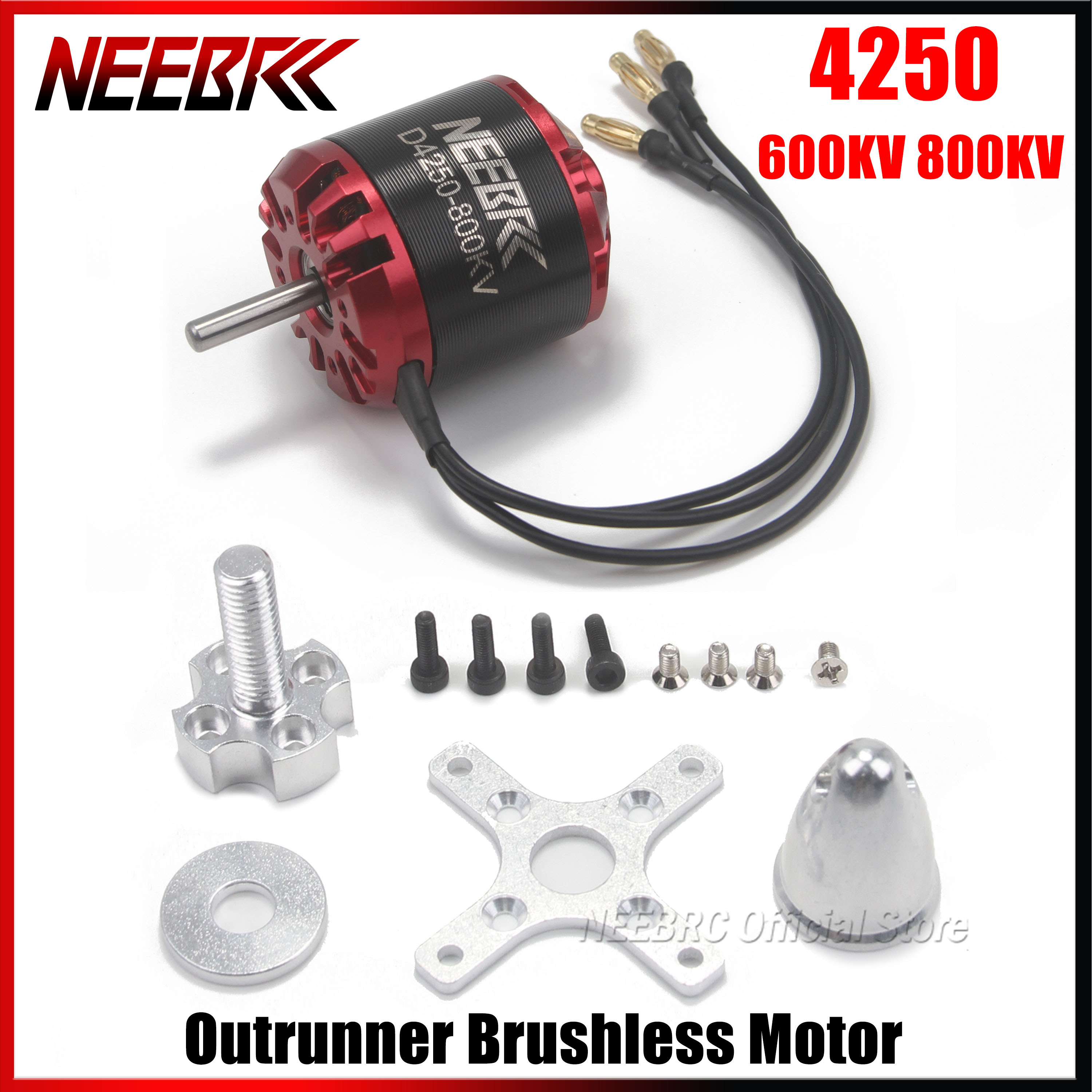 NEEBRC 4250 800KV 600KV Outrun - огляд і ціна Rc Plane Hobby Zone
