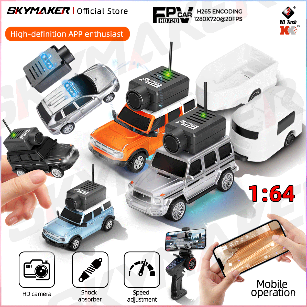 Wltoys Mini FPV APP Control Ca - огляд і ціна Rc Hobby Tech Bali