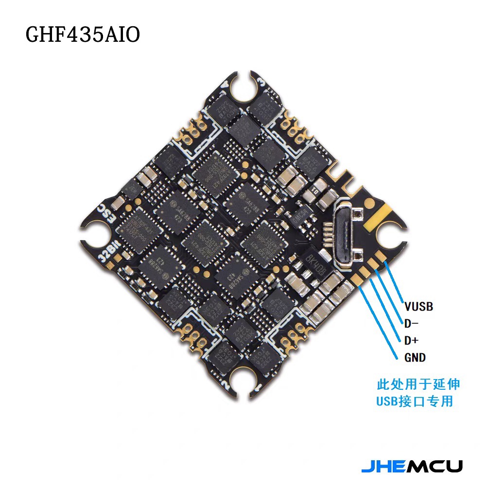 JHEMCU GHF435AIO 20A Flight Co - огляд і ціна Rc Plane Hobby Zone