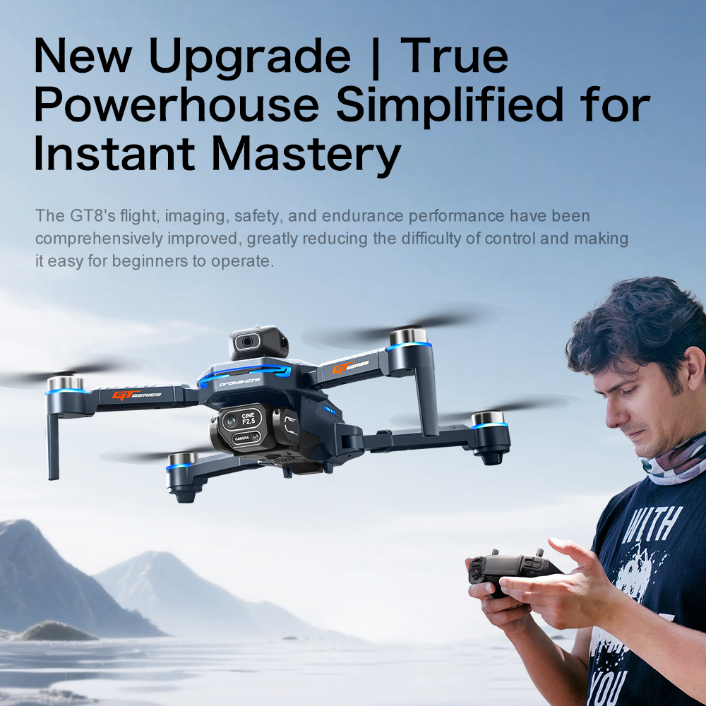 Lenovo GT8 drone 8K HD dual ca - огляд і ціна Rc Hobby China