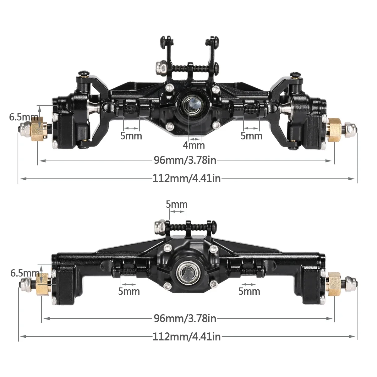 TRX4M Aluminum Front Rear Port - огляд і ціна Rc Hobby Zone