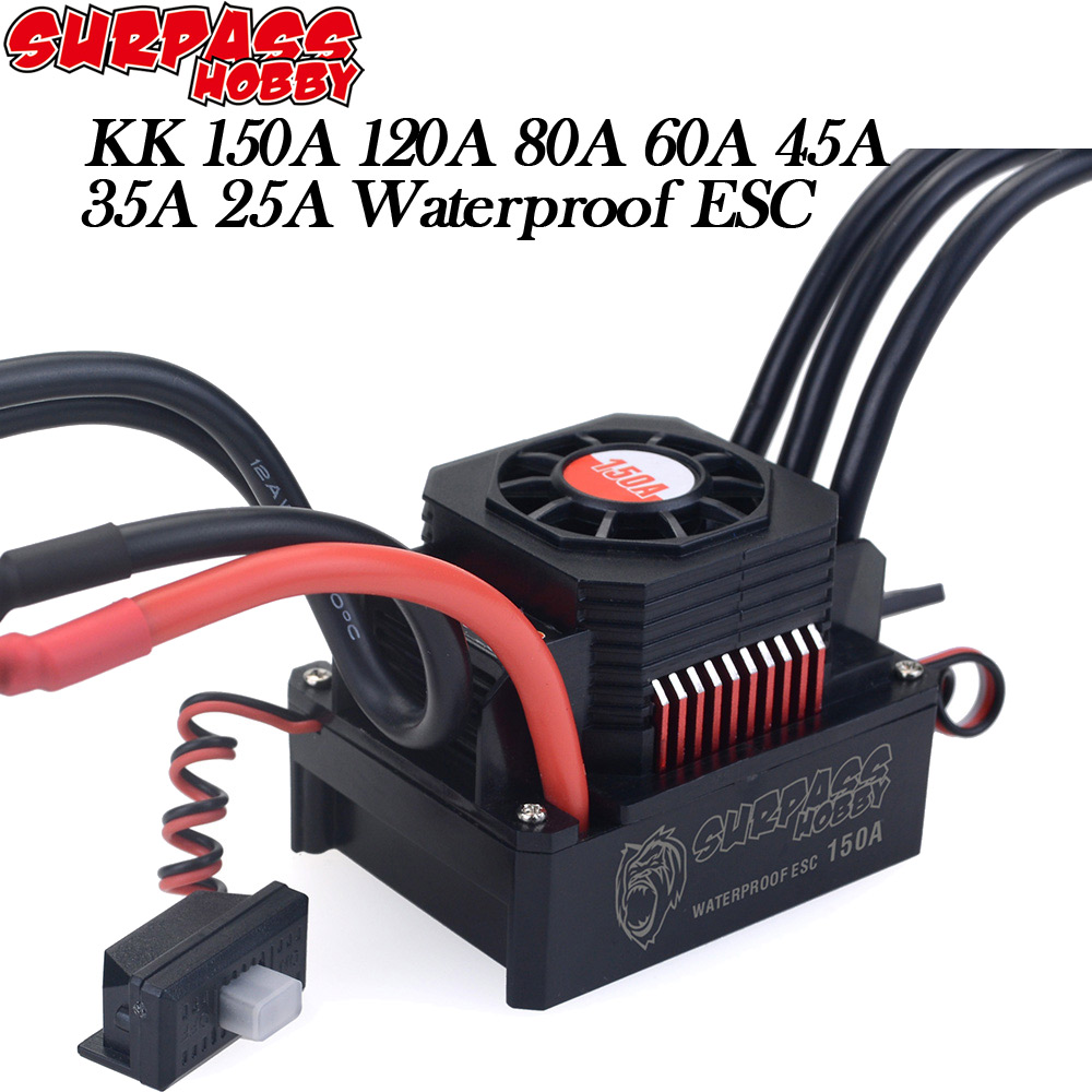 SURPASS HOBBY Waterproof Brush - огляд і ціна Esc Waterproof 60A