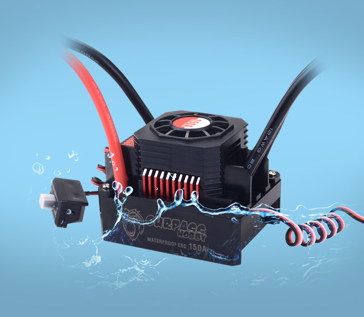 SURPASS HOBBY Waterproof Brush - огляд і ціна Esc Waterproof 60A