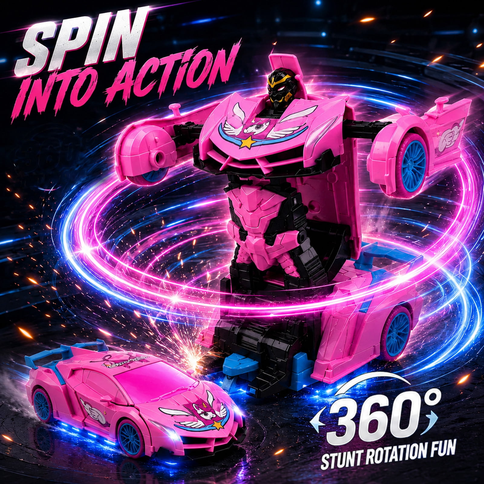 Unicorn RC Transforming Robot  - огляд і ціна Rc Hobby Tech Bali