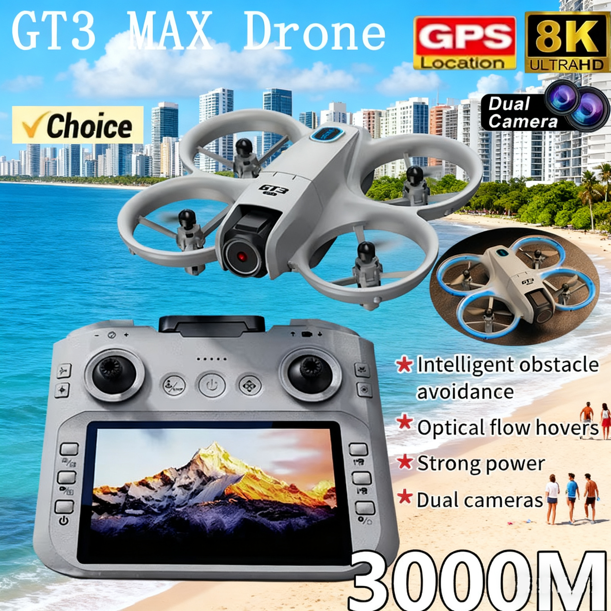 NEW GT3 Drone with HD Dual Cam - огляд і ціна Rc Hobby Wire