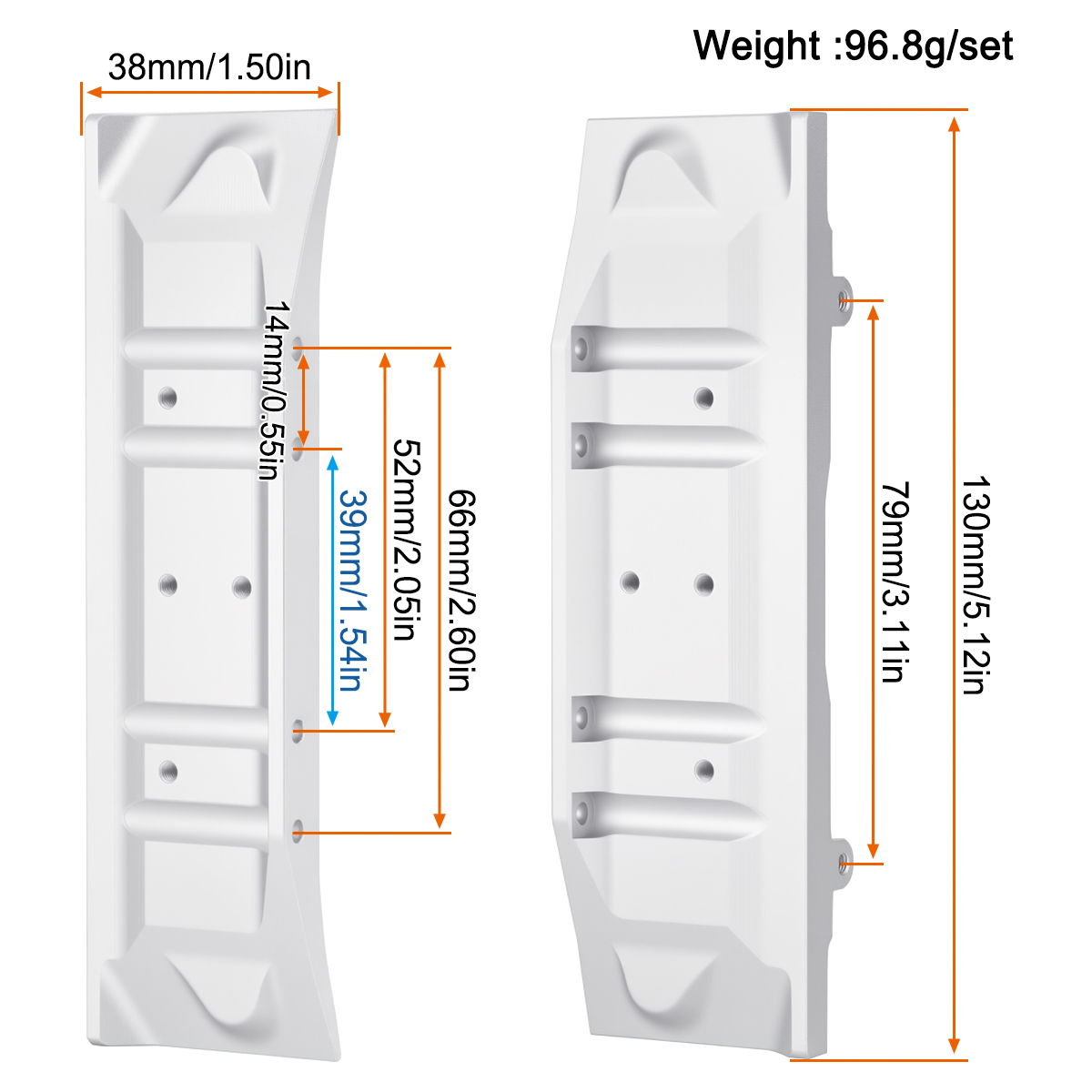 Aluminum Side Pedal for Vanqui - огляд і ціна Rc Hobby Zone