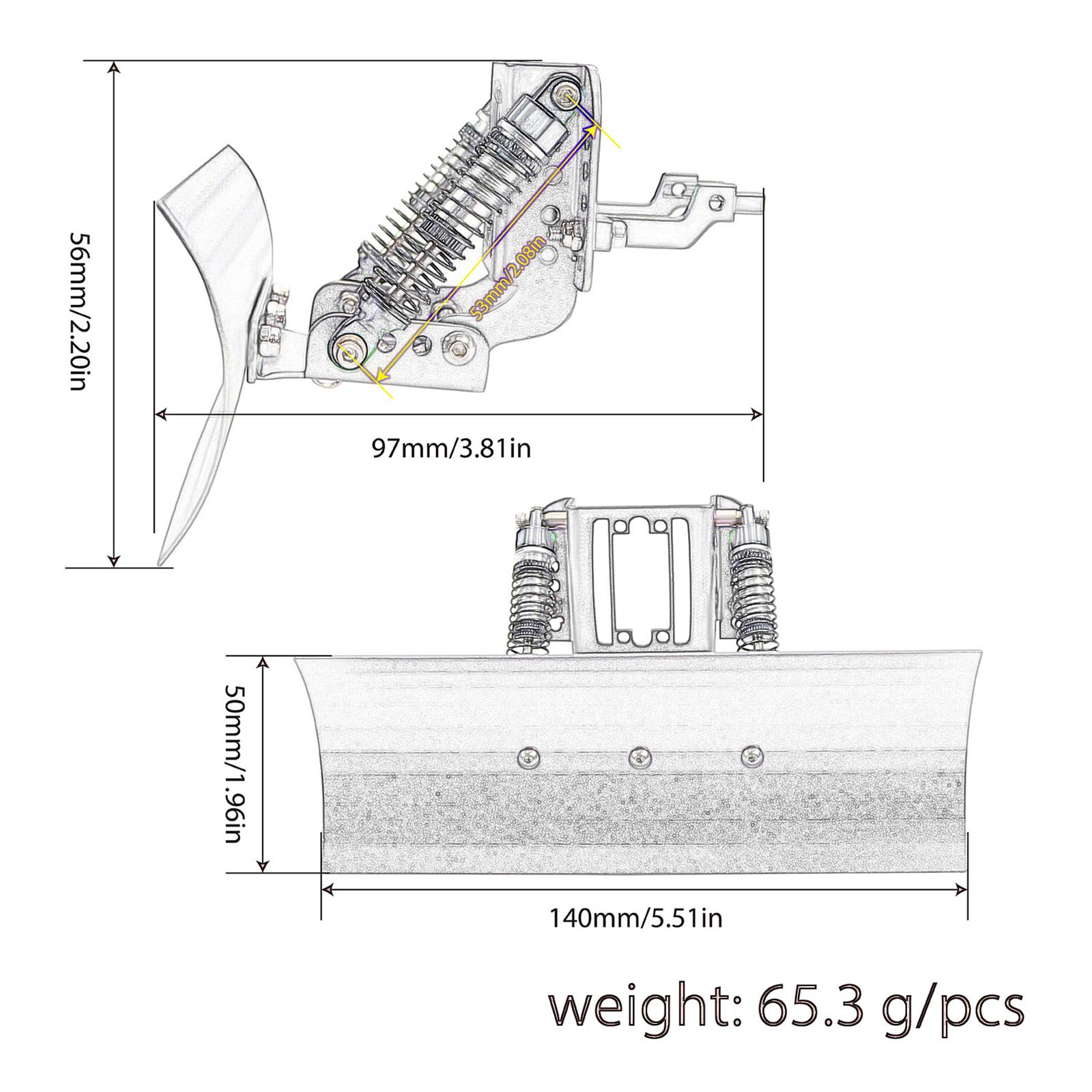 1/18 RC Snow Plow Blade Kit Re - огляд і ціна Rc Hobby Tool Kit