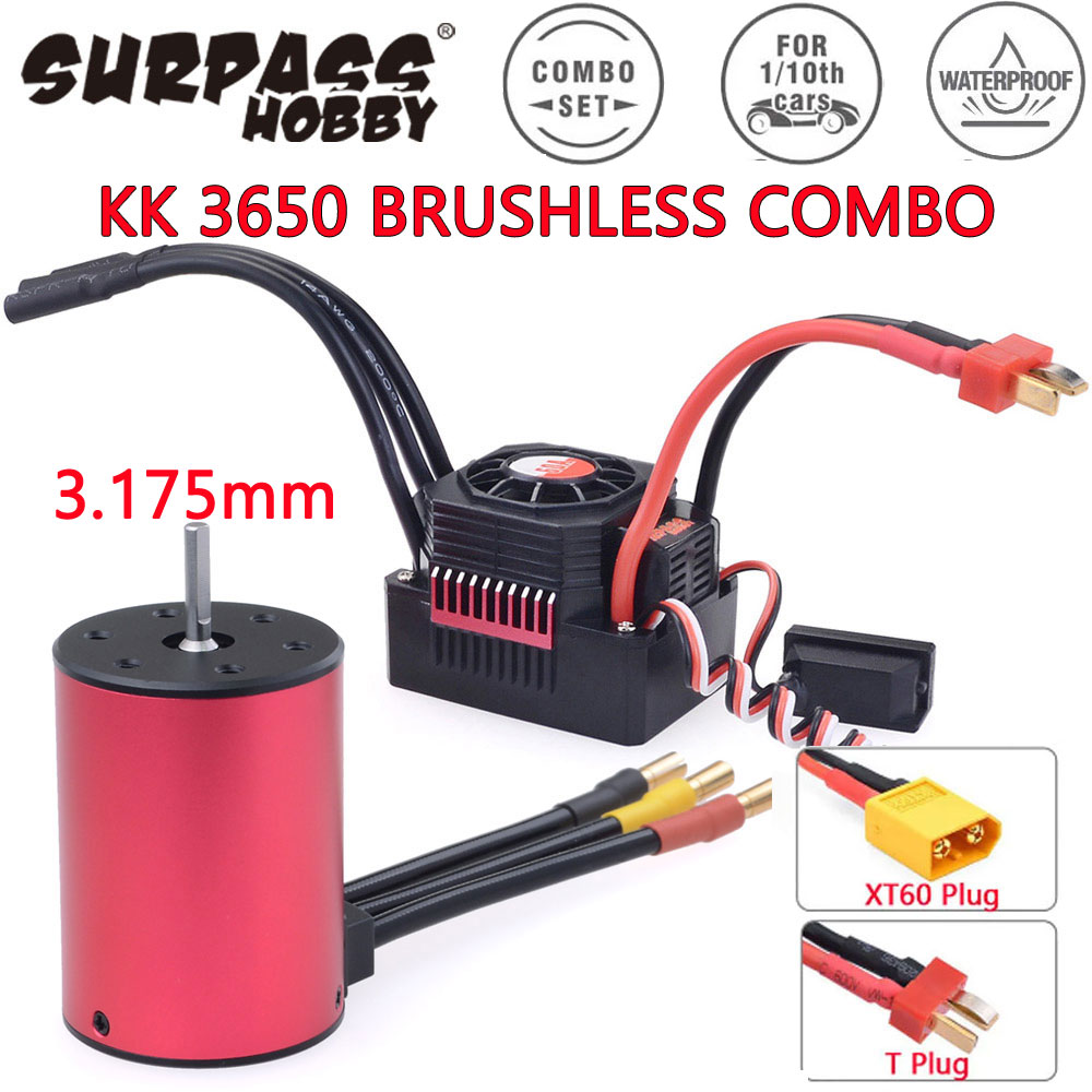 Surpass Hobby KK 3650 Combo Wa - огляд і ціна Esc Waterproof 60A